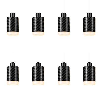 PULSE Lustre 08 — Pendant 01 — suspension en carbone
