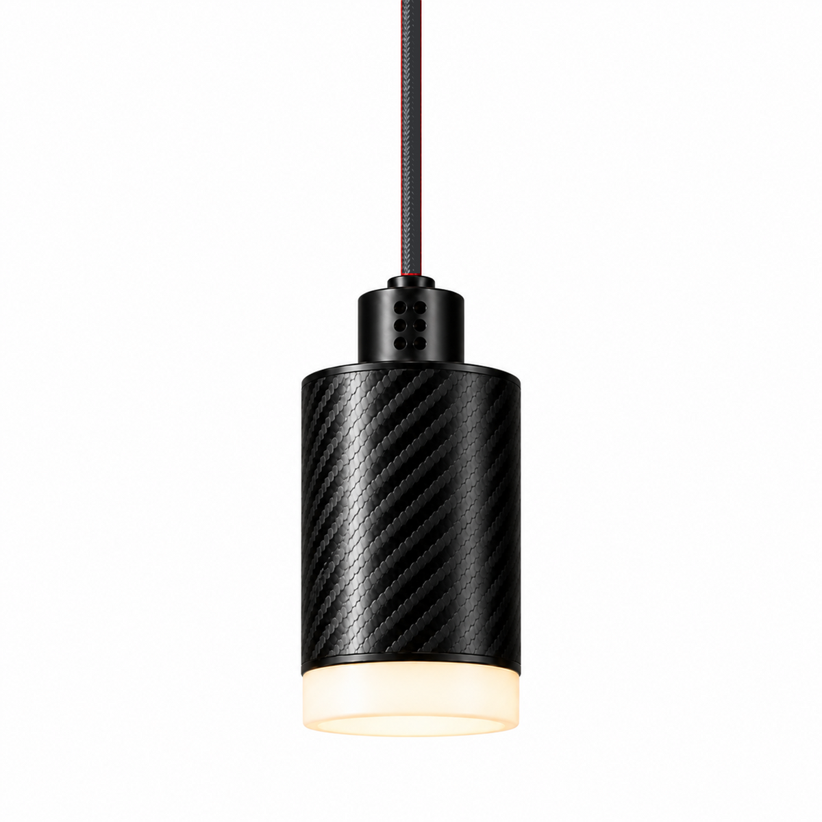 PULSE Pendant 01 — câble textile Gris
