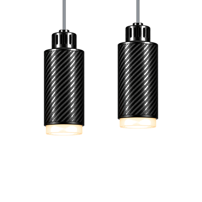 STRIA Pendant 02 — configuration Duo — suspension en carbone