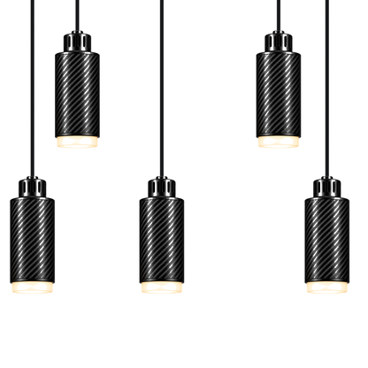 STRIA lustre 5 lumières — Pendant 02