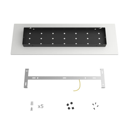 Pavillon rectangulaire noir — 5 sorties