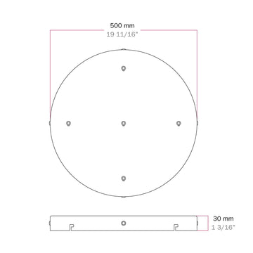 Circulaire blanc