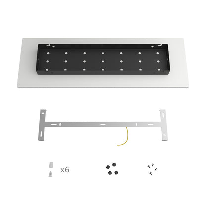 Pavillon rectangulaire noir — 6 sorties