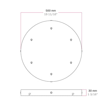 Circulaire blanc