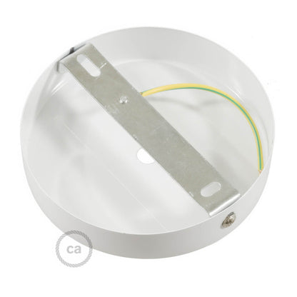 Rosace cylindrique blanc mat — Creative Cables